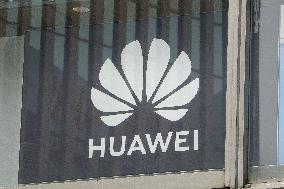 The logo of Huawei